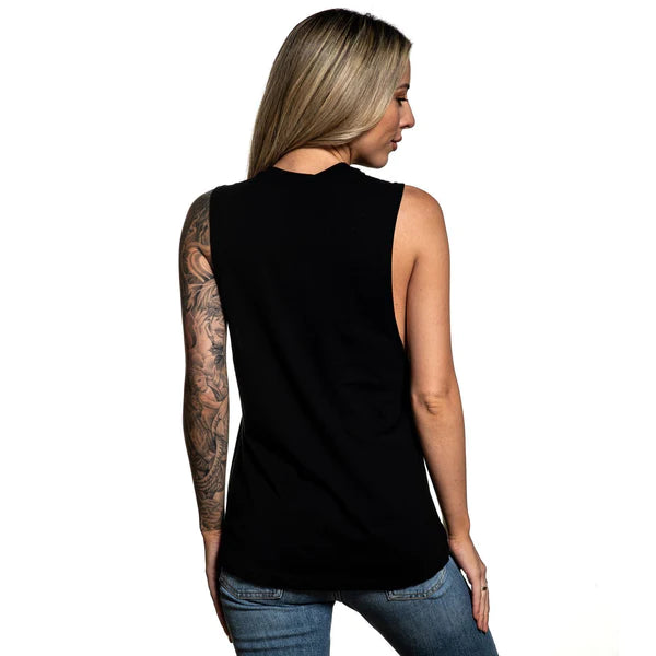 Sullen Red Rose Womens Tank